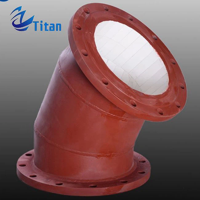 Cotovelo de aço cerâmico de alumina resistente ao impacto aplicado ao sistema...