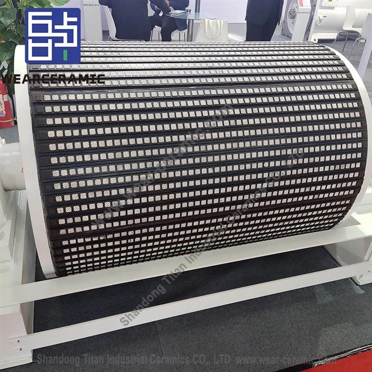 Rubber-backed Alumina Ceramic Composite Conveyor