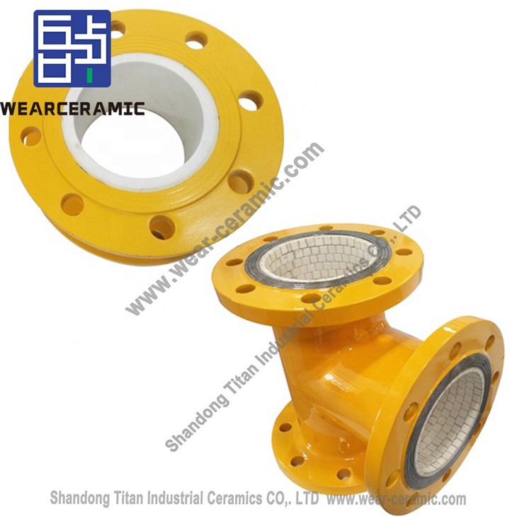 Ceramic Lined Pipe Bend Elbow
