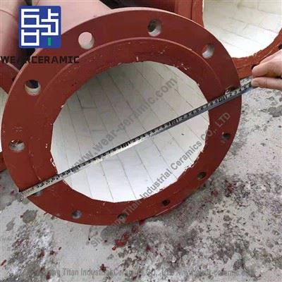 Tubo/tubo cerâmico resistente ao desgaste de alumina