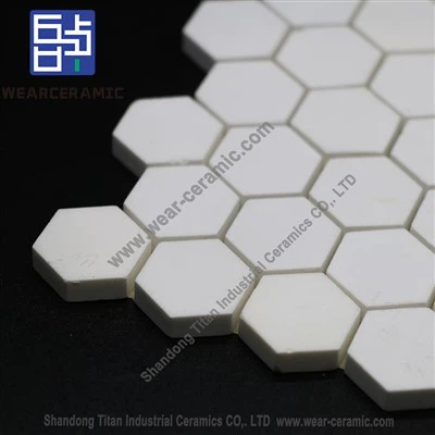 Mosaico de folha de revestimento cerâmico de alumina hexagonal