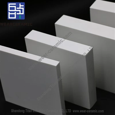 Placa quadrada de alumina